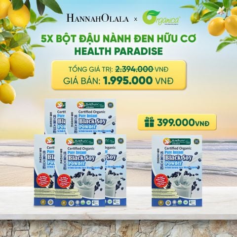  BỘT ĐẬU NÀNH ĐEN HỮU CƠ HEALTH PARADISE - DEAL 15 