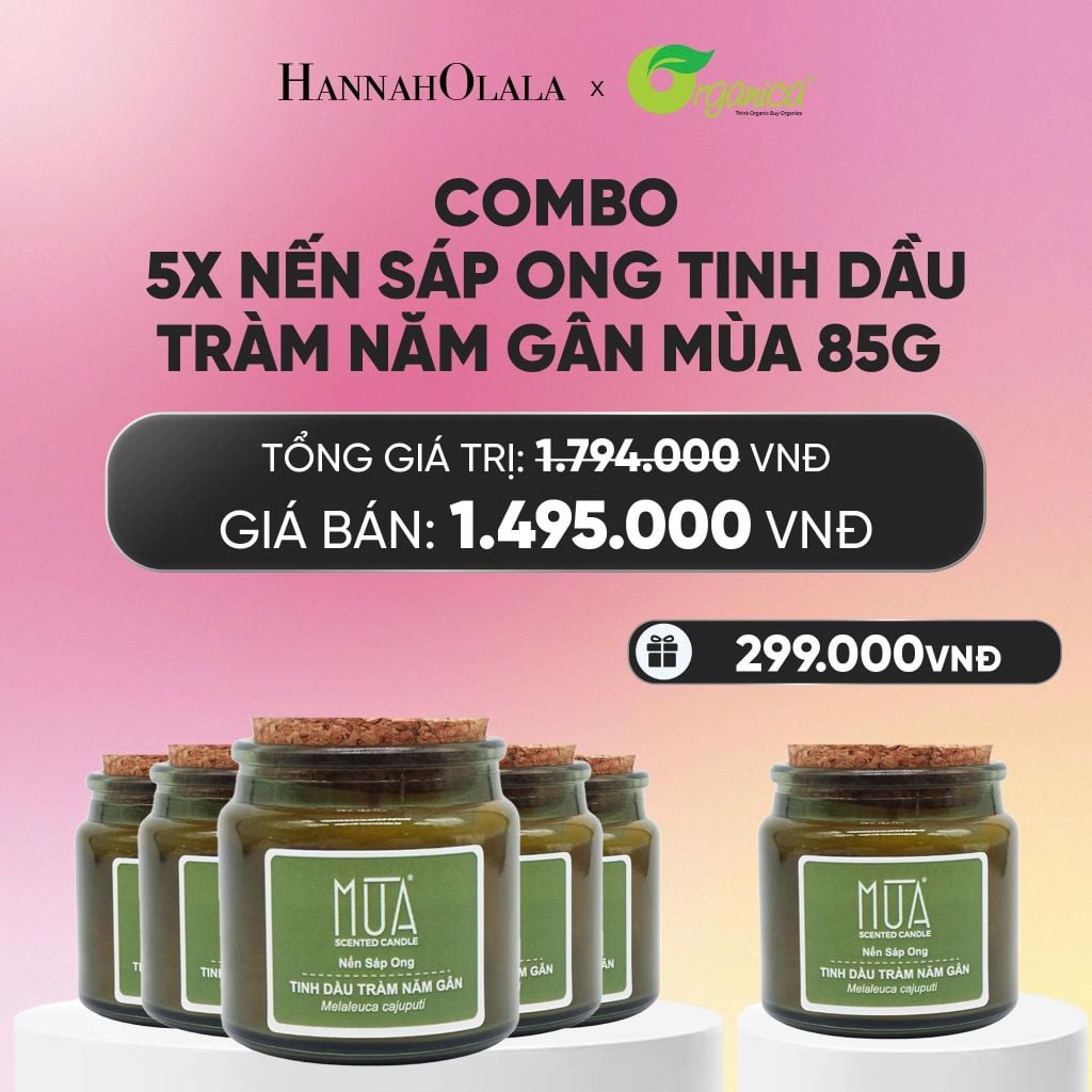  NẾN SÁP ONG TINH DẦU MÙA 85GR - DEAL 15_A782 