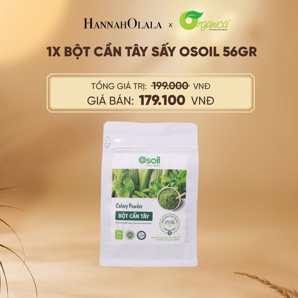  BỘT CẦN TÂY SẤY OSOIL 56GR (14 GÓI - 4GR/1 GÓI) - DEAL 15 - E84 