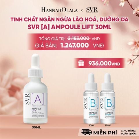  TINH CHẤT NGĂN NGỪA LÃO HOÁ, DƯỠNG DA MỀM MỊN SVR [A] AMPOULE LIFT 30ML - DEAL 15 - A495 