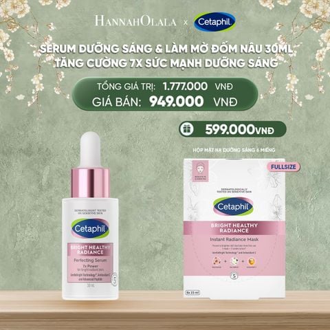  DEAL 15: TINH CHẤT LÀM SÁNG DỊU LÀNH CHO DA NHẠY CẢM CETAPHIL BRIGHT HEALTHY RADIANCE SERUM 30ML 