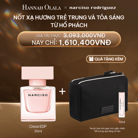  DEAL 15:  NƯỚC HOA NARCISO RODRIGUEZ NN CRISTAL EAU DE PARFUM 30ML 