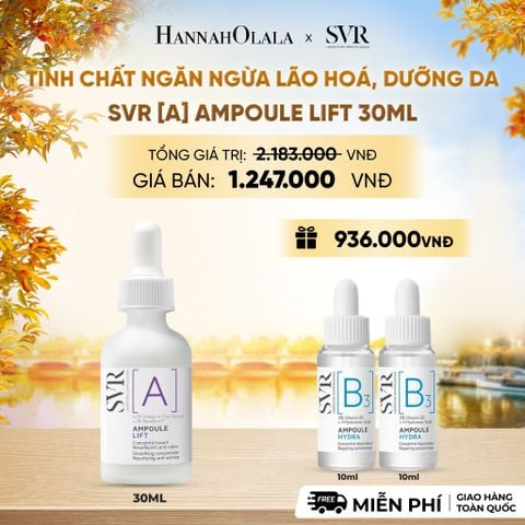  TINH CHẤT NGĂN NGỪA LÃO HOÁ, DƯỠNG DA MỀM MỊN SVR [A] AMPOULE LIFT 30ML - DEAL 15 - E687 
