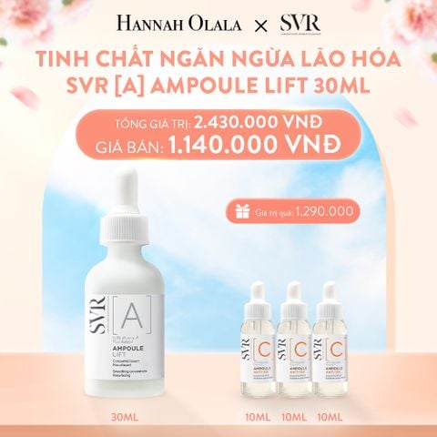  A809_DEAL 15: TINH CHẤT DƯỠNG DA NGĂN NGỪA DẤU HIỆU LÃO HÓA VÀ GIÚP DA MỀM MỊN SVR [A] AMPOULE LIFT 30ML 