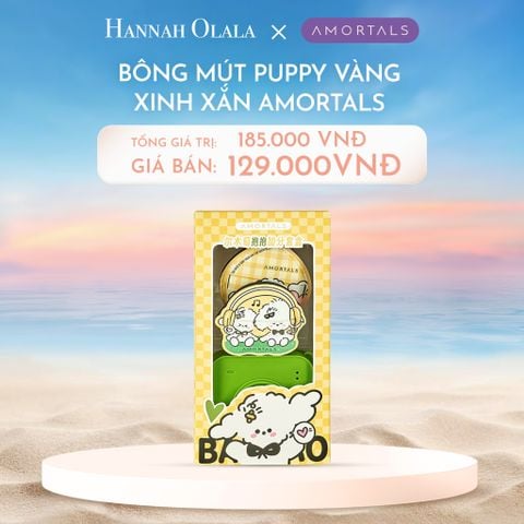  C1132_DEAL 15:BÔNG MÚT PUPPY HỒNG XINH XẮN AMORTALS 