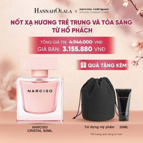  NƯỚC HOA NARCISO RODRIGUEZ NN CRISTAL EAU DE PARFUM 90ML - DEAL 15 