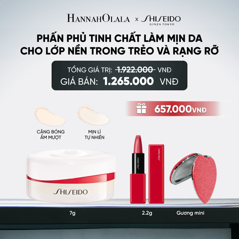  PHẤN PHỦ KHOÁ NỀN DƯỠNG DA VỚI KẾT CẤU SIÊU MỊN SHISEIDO REVITALESSENCE LOOSE SETTING POWDER - DEAL 15 
