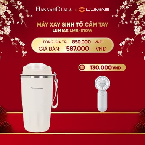  DEAL 15: MÁY XAY SINH TỐ CẦM TAY LUMIAS LMB-510W 