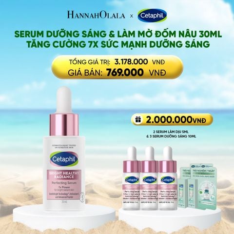  A1447_DEAL 15: TINH CHẤT LÀM SÁNG DỊU LÀNH CHO DA NHẠY CẢM CETAPHIL BRIGHT HEALTHY RADIANCE SERUM 30ML 