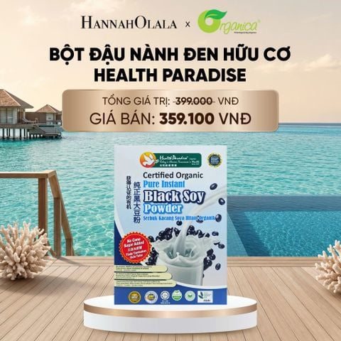  BỘT ĐẬU NÀNH ĐEN HỮU CƠ HEALTH PARADISE - DEAL 15 