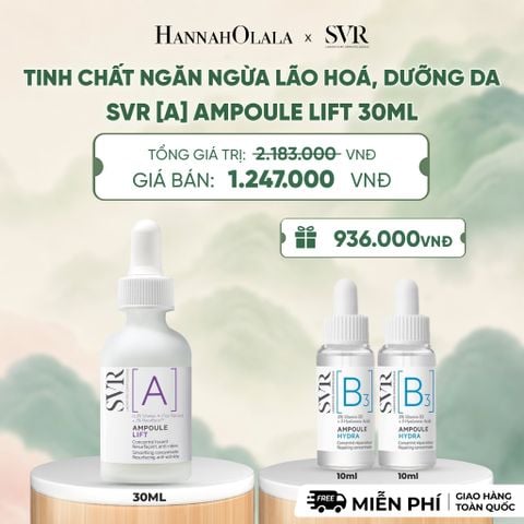  TINH CHẤT NGĂN NGỪA LÃO HOÁ, DƯỠNG DA MỀM MỊN SVR [A] AMPOULE LIFT 30ML - DEAL 15 - A1334 