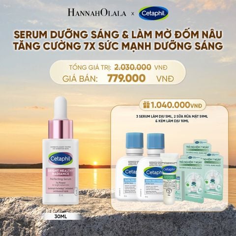  TINH CHẤT LÀM SÁNG DỊU LÀNH CHO DA NHẠY CẢM CETAPHIL BRIGHT HEALTHY RADIANCE SERUM 30ML DEAL 15: - B593 