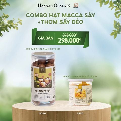  E30_DEAL 15: THƠM SẤY DẺO 250G + HẠT MACCA SẤY 500G 
