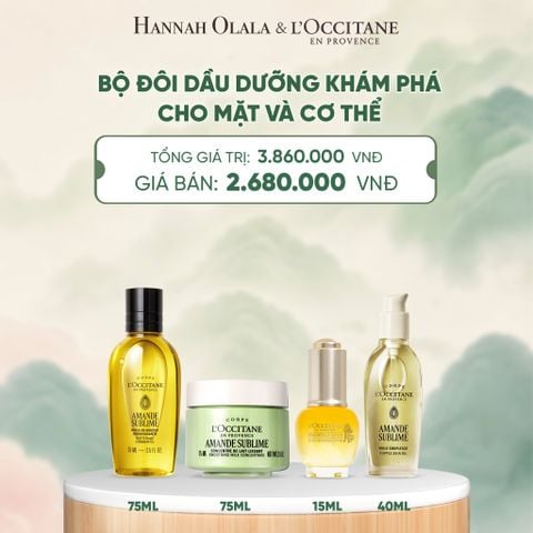  BỘ ĐÔI DẦU DƯỠNG KHÁM PHÁ CHO MẶT VÀ CƠ THỂ - A413 