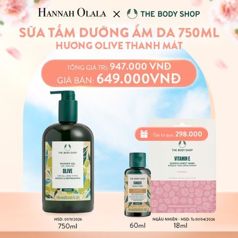  A865_DEAL 15: SỮA TẮM DƯỠNG ẨM DA HƯƠNG OLIVE SHOWER GEL 750ML 