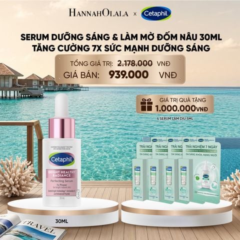  DEAL 15: TINH CHẤT LÀM SÁNG DỊU LÀNH CHO DA NHẠY CẢM CETAPHIL BRIGHT HEALTHY RADIANCE SERUM 30ML_ A1943_ D1461 