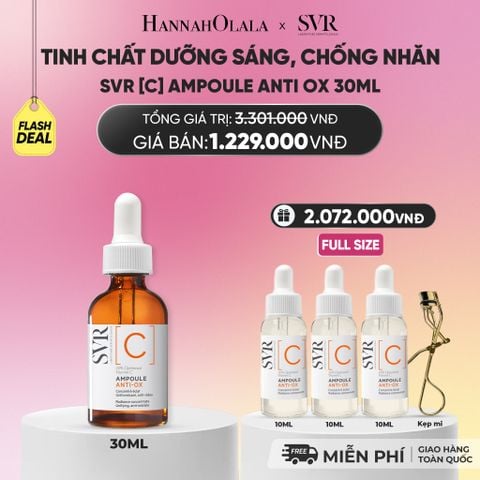  [FLASHSALE] TINH CHẤT DƯỠNG SÁNG, CHỐNG NHĂN SVR [C] AMPOULE ANTI OX 30ML - DEAL 16_A424 