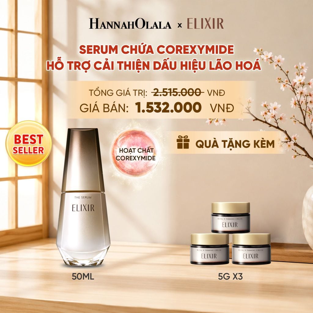  SERUM KÍCH HOẠT TRẺ HÓA LÀN DA ELIXIR THE SERUM AA 50ML - DEAL 16 - B3 