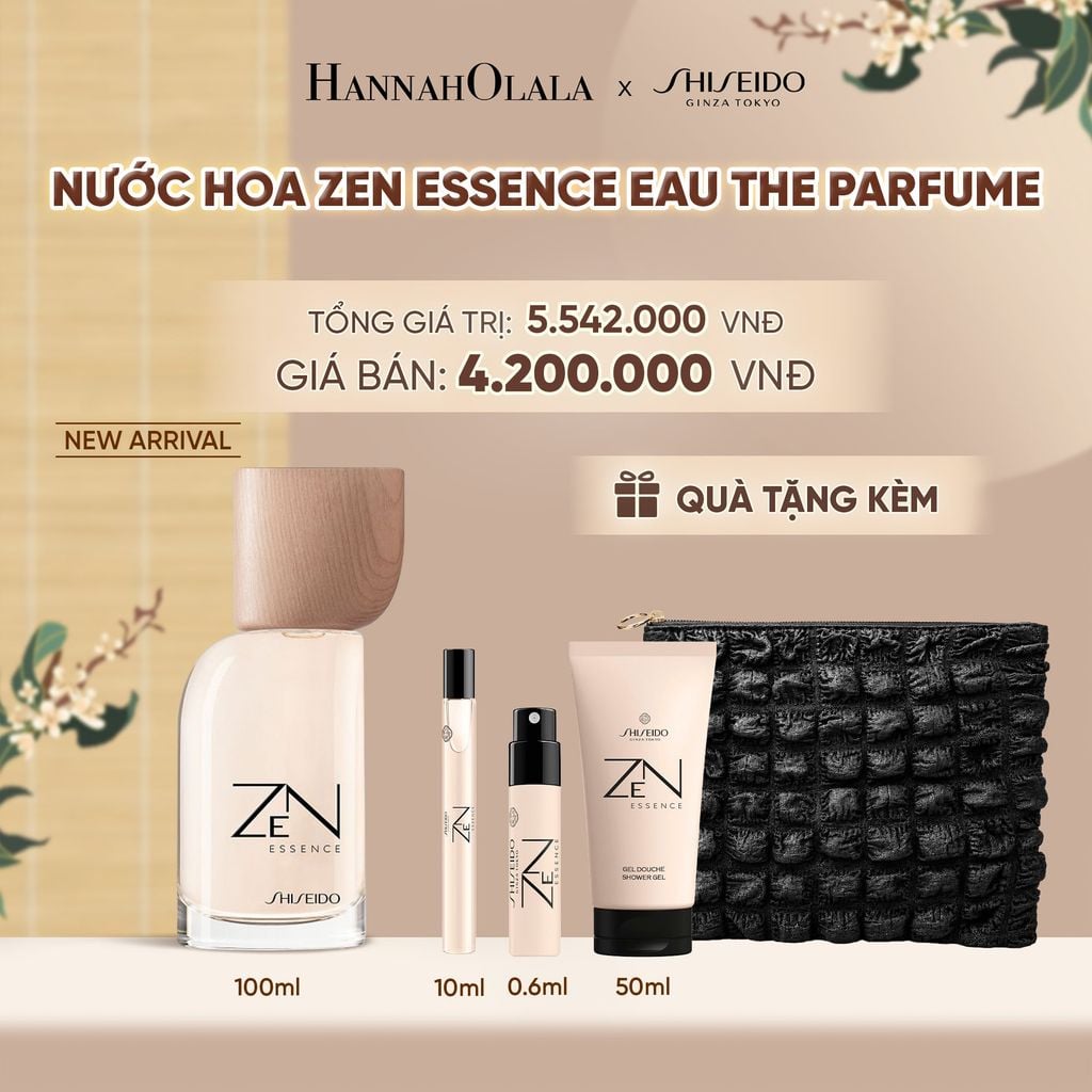  NƯỚC HOA SHISEIDO ZEN EAU DE PARFUM 2026 100ML - DEAL 16 - A1157 