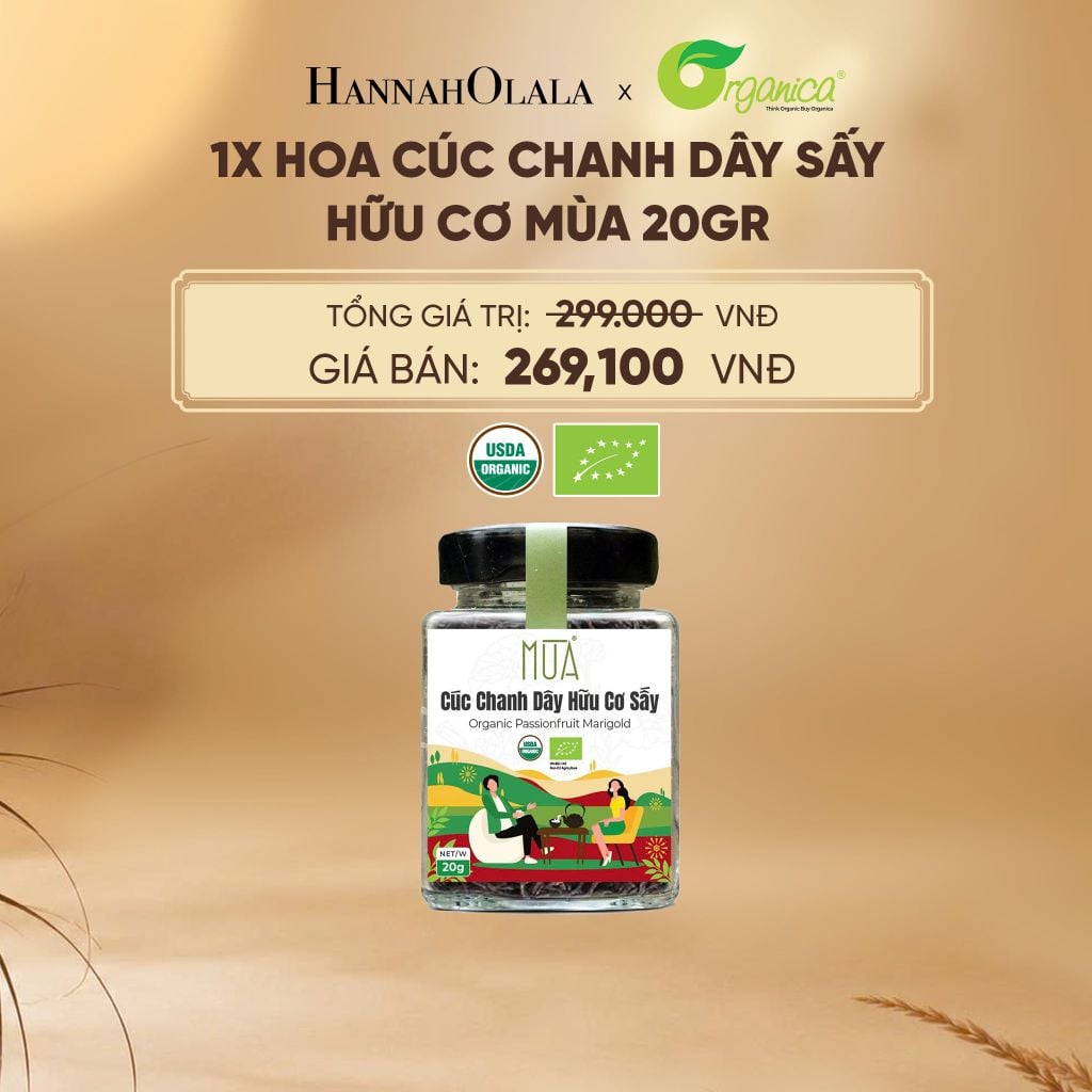  HOA CÚC CHANH DÂY SẤY HỮU CƠ MÙA 20 GR - E263 