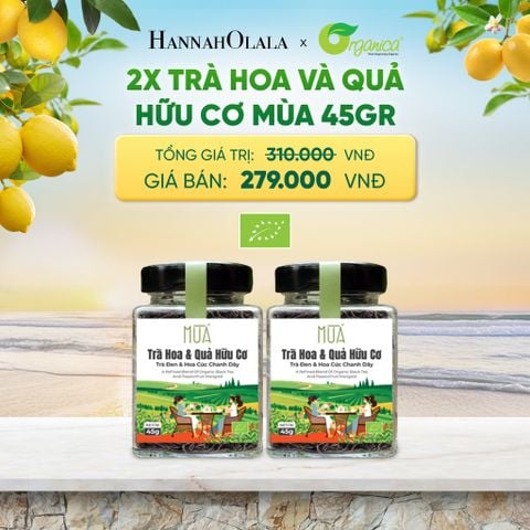  TRÀ HOA VÀ QUẢ HỮU CƠ MÙA 45GR - DEAL 16 