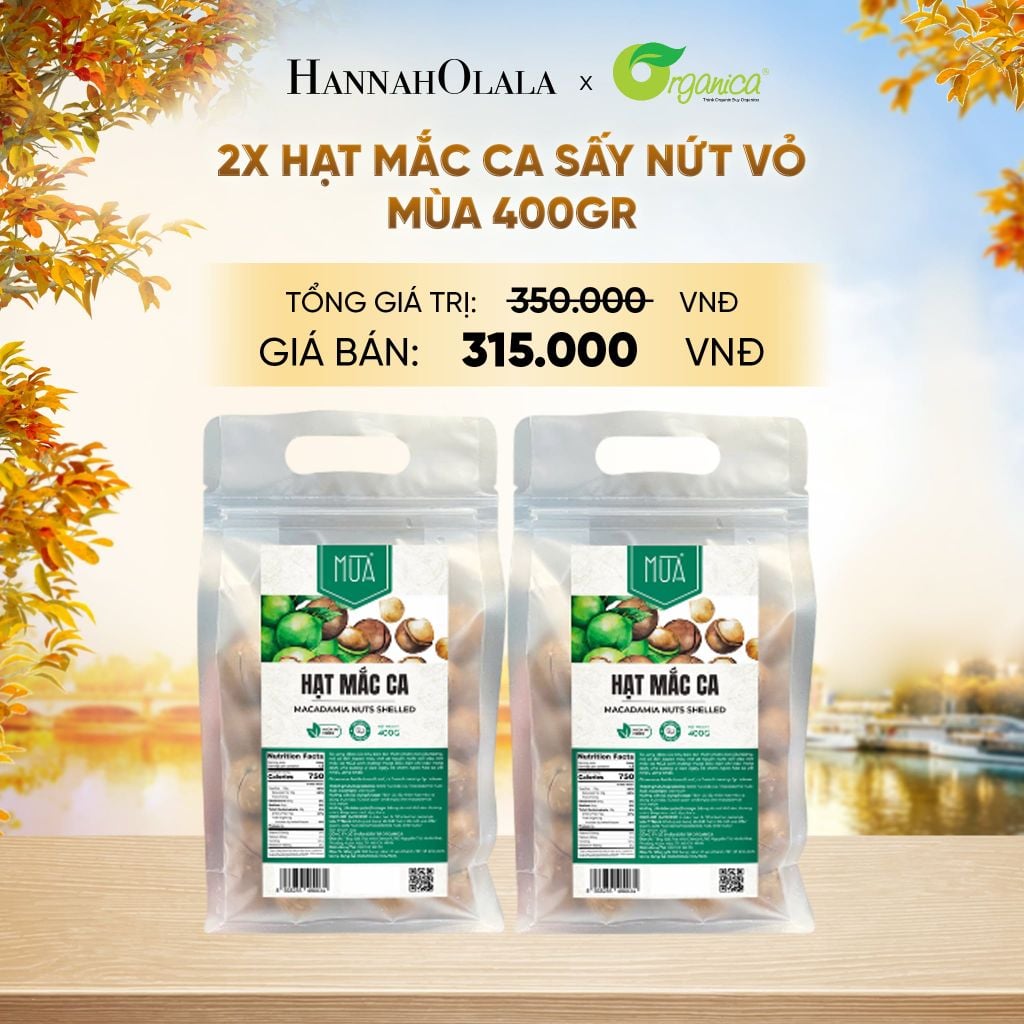  HẠT MẮC CA SẤY NỨT VỎ MÙA 400GR - E578 