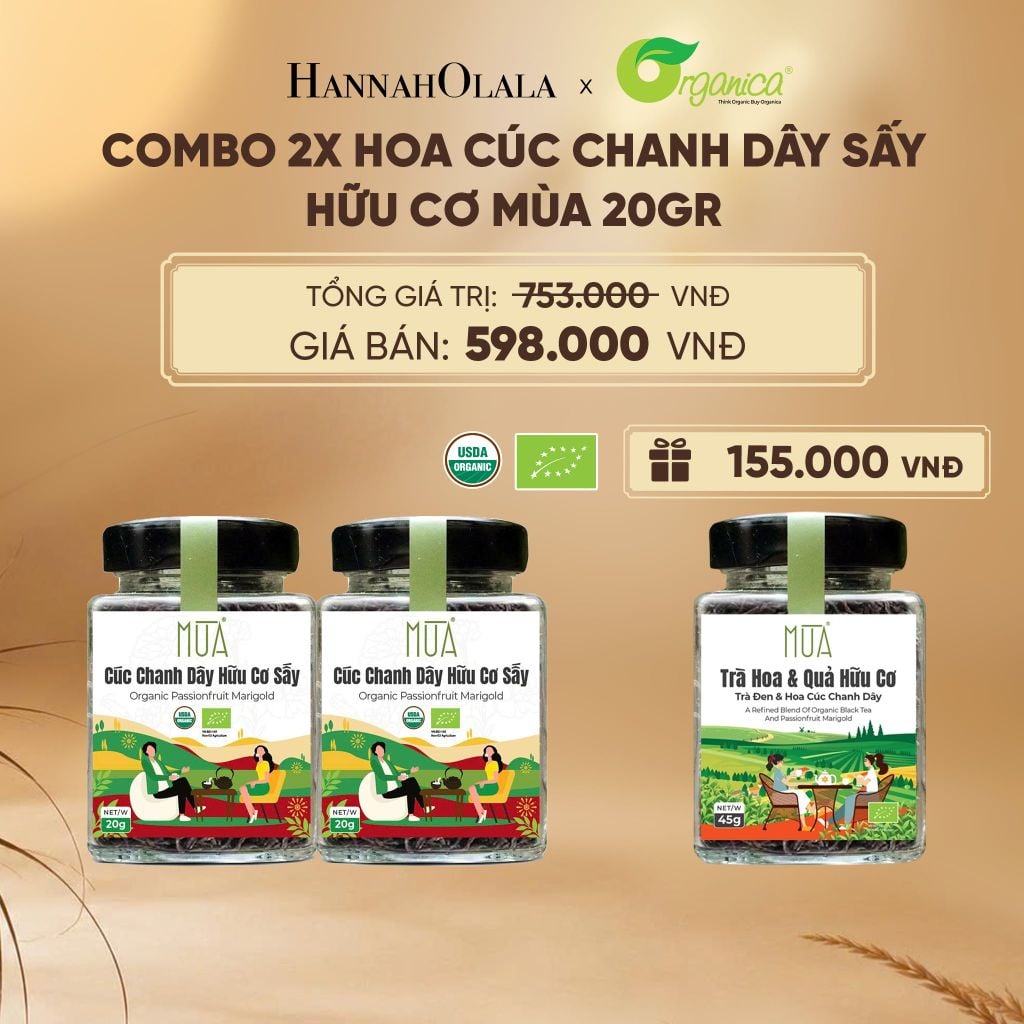  HOA CÚC CHANH DÂY SẤY HỮU CƠ MÙA 20 GR - E263 