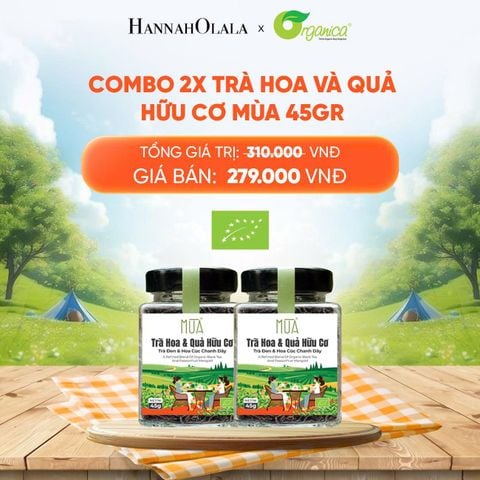  TRÀ HOA VÀ QUẢ HỮU CƠ MÙA 45GR - DEAL 16 