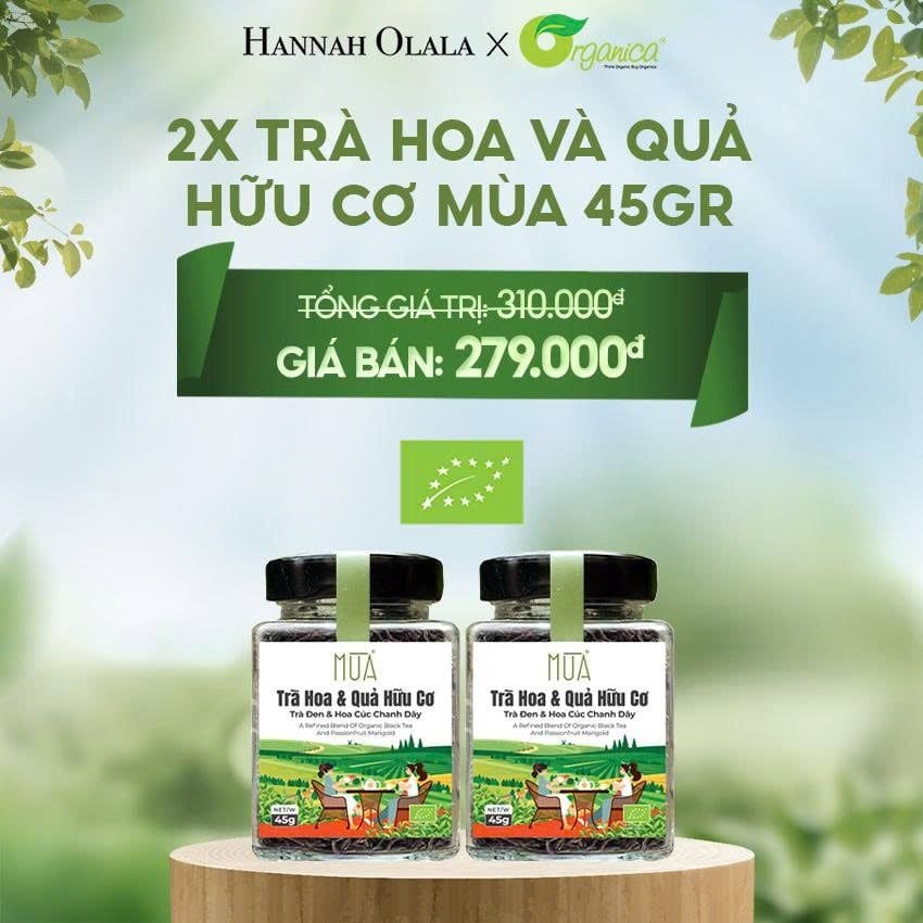  E58_DEAL16: TRÀ HOA VÀ QUẢ HỮU CƠ MÙA 45GR 