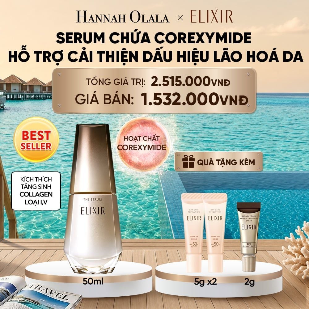  SERUM KÍCH HOẠT TRẺ HÓA LÀN DA ELIXIR THE SERUM AA 50ML - DEAL 16_ D1557 