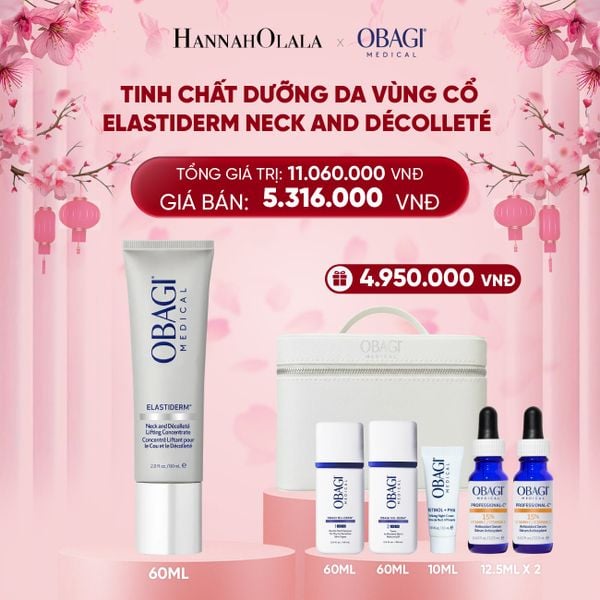  DEAL 16: TINH CHẤT DƯỠNG DA VÙNG CỔ OBAGI ELASTIDERM NECK AND DÉCOLLETÉ CONCENTRATE 60ML 
