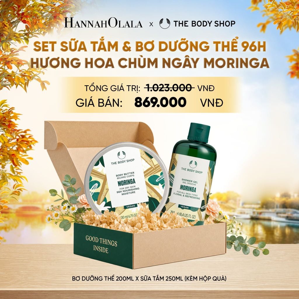  SET QUÀ ẨM MƯỢT - SỮA TẮM 250ML & BƠ DƯỠNG THỂ 200ML - E712 