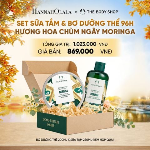  SET QUÀ ẨM MƯỢT - SỮA TẮM 250ML & BƠ DƯỠNG THỂ 200ML - E712 