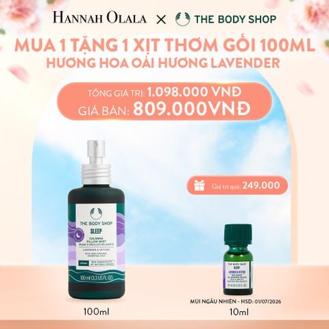  A866_DEAL 16: MUA 1 TẶNG 1 XỊT THƠM GỐI HƯƠNG HOA OẢI HƯƠNG LAVENDER PILLOW MIST 100ML 