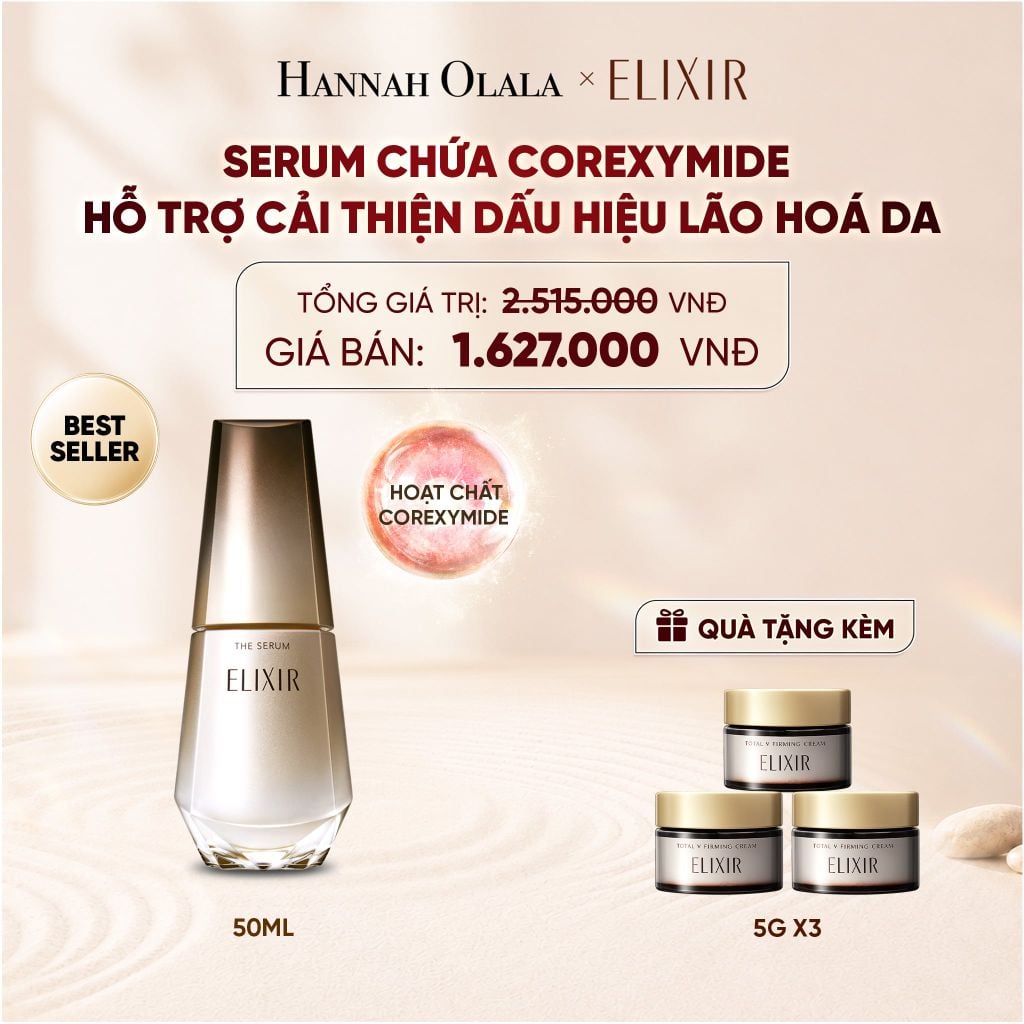  SERUM KÍCH HOẠT TRẺ HÓA LÀN DA ELIXIR THE SERUM AA 50ML - DEAL 16 