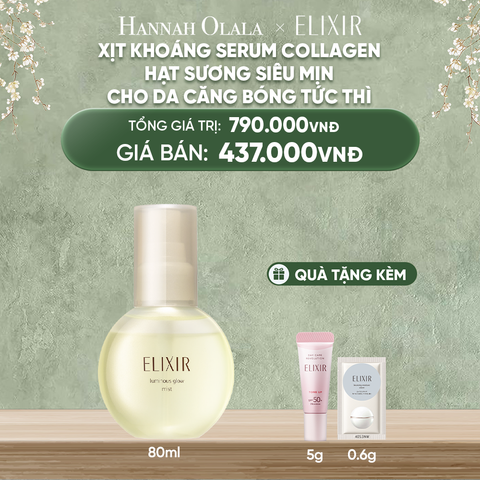  DEAL 16: XỊT KHOÁNG DƯỠNG ẨM TỨC THÌ ELIXIR SUPERIEUR LUMINOUS GLOW MIST 80ML 