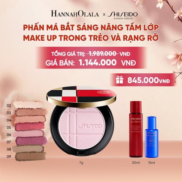  PHẤN MÁ ĐA NĂNG KẾT HỢP CÔNG NGHỆ DƯỠNG DA ĐỘC QUYỀN SHISEIDO COLOR + GLOW ENHANCER - DEAL 16 - A3224 
