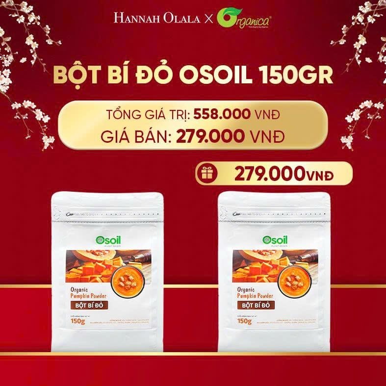  DEAL 16: BỘT BÍ ĐỎ OSOIL 150GR 
