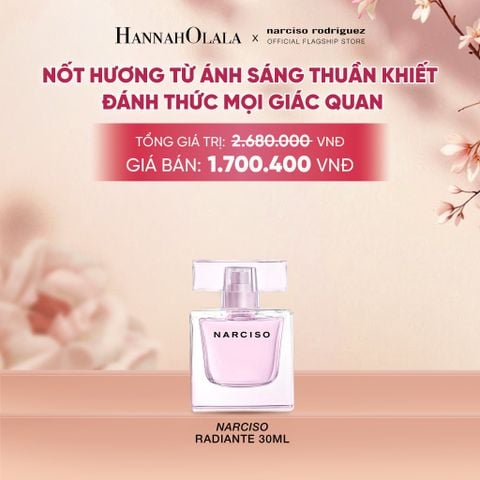  NƯỚC HOA NỮ NARCISO RODRIGUEZ NARCISO EAU DE PARFUM RADIANTE 30ML - DEAL 16 