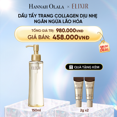  DEAL 16: DẦU TẨY TRANG ELIXIR SUPERIEUR MAKEUP CLEANSING OIL N 150ML 