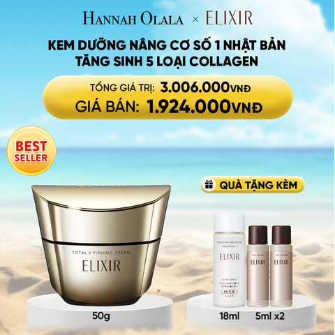  DEAL 16: KEM DƯỠNG CẢI THIỆN CHẢY XỆ NGĂN NGỪA LÃO HÓA ELIXIR TOTAL V FIRMING CREAM 50G 