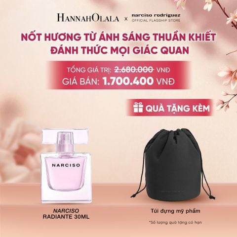  NƯỚC HOA NỮ NARCISO RODRIGUEZ NARCISO EAU DE PARFUM RADIANTE 30ML - DEAL 16 - A3007 