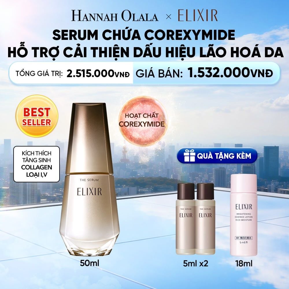  SERUM KÍCH HOẠT TRẺ HÓA LÀN DA ELIXIR THE SERUM AA 50ML - DEAL 16 