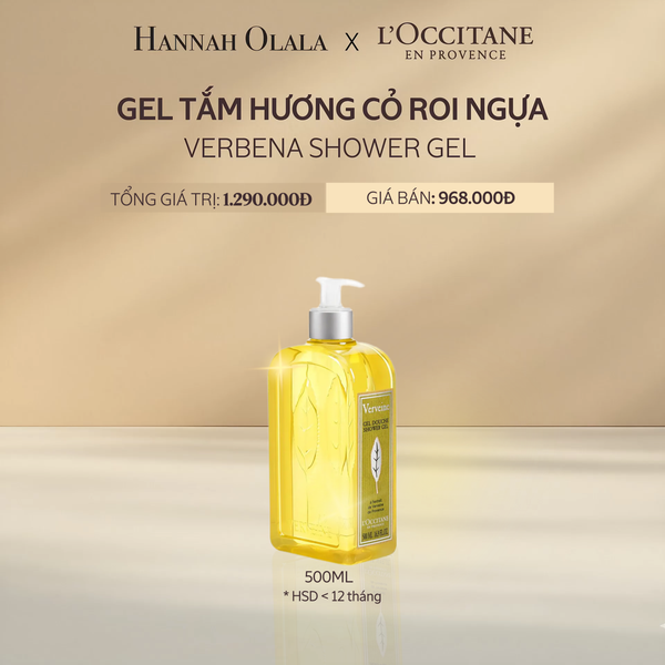  A16_DEAL 16: GEL TẮM CỎ ROI NGỰA HƯƠNG CHANH SẢ L'OCCITANE SHOWER GEL 500ML 
