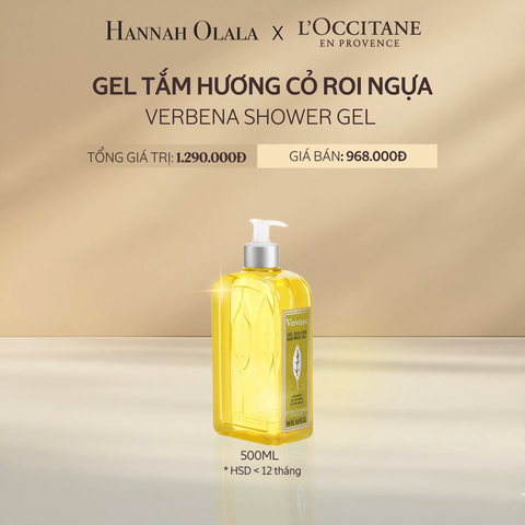  A16_DEAL 16: GEL TẮM CỎ ROI NGỰA HƯƠNG CHANH SẢ L'OCCITANE SHOWER GEL 500ML 