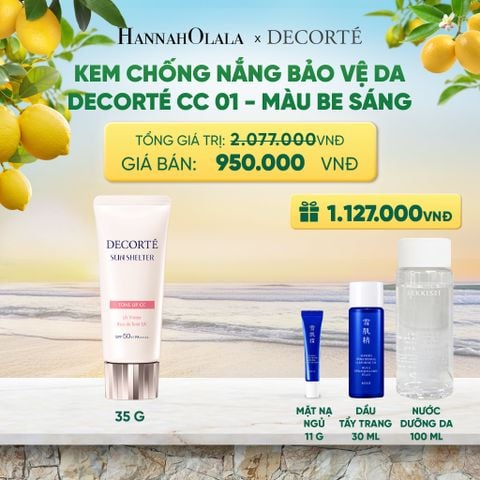  KEM CHỐNG NẮNG HIỆU CHỈNH TONE DA DECORTÉ SUN SHELTER 