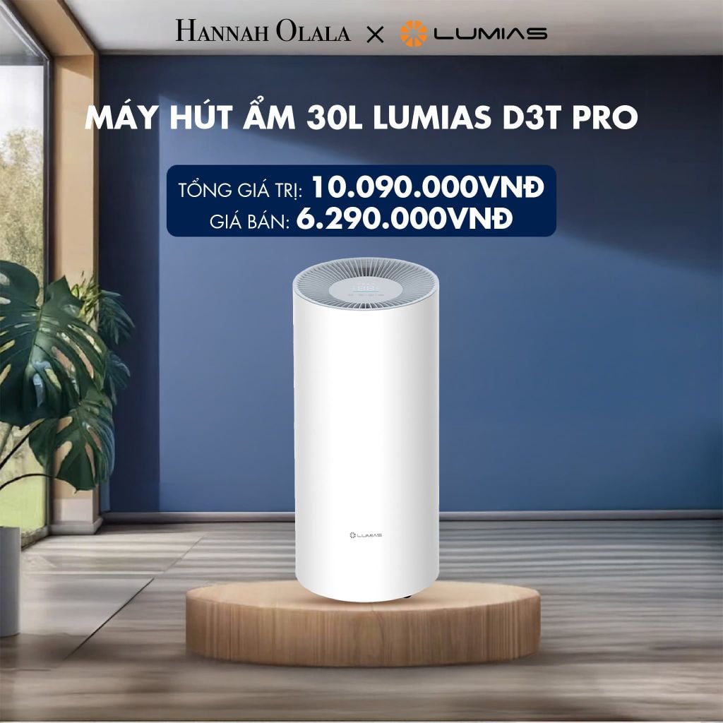  MÁY HÚT ẨM 30L LUMIAS D3T PRO - DEAL 17 