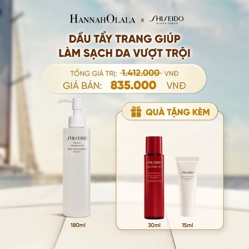  DẦU TẨY TRANG SHISEIDO PERFECT CLEANSING OIL - DEAL 9 