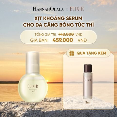  XỊT KHOÁNG DƯỠNG ẨM TỨC THÌ ELIXIR SUPERIEUR LUMINOUS GLOW MIST 80ML - DEAL 23 - B548 