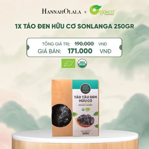  TÁO ĐEN HỮU CƠ SONLANGA 250GR - A1913 